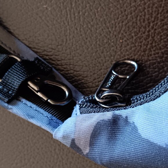 Pacsafe Gray and Blue Crossbody Bag with Camouflage Pattern - Picture 6 of 12